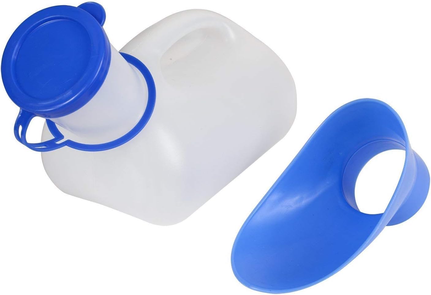 CUREPACK Unisex Potty Urinal for Car, Toilet Urinal for Men and Women, Pee Bottle with Lid and Funnel, Portable Urinal for Car, Elderly, Child, Diabetic, Camping, Outdoor Travel, Funnel Included - Image 2 thumbnail