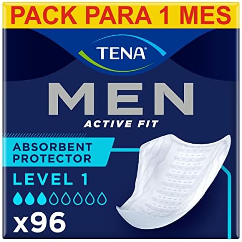 TENA Men Level 1 8x12 - Compresa Protectora y Absorbente para Hombre Cover