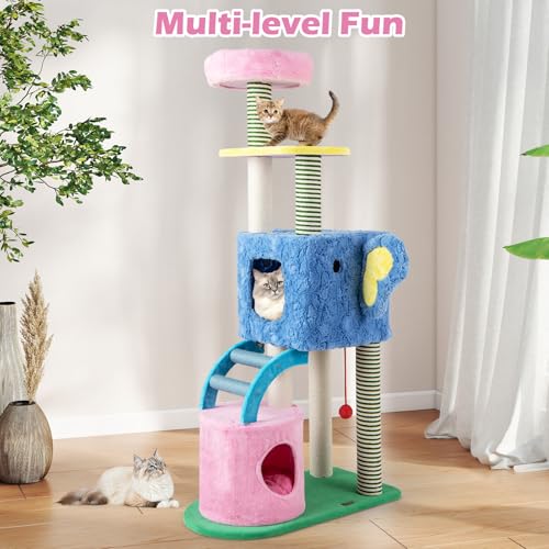 Árbol para Gatos Temática Elefante 61 pulgadas miniatura 4