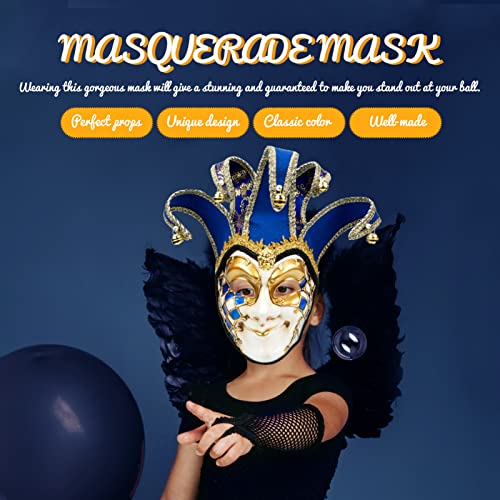 ABOOFAN Máscaras venezianas vintage alegres máscaras de Halloween fantasia de Halloween adereços fes