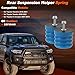ACROPIX Pair SSF60440 Rubber Bushing Suspension Kit for Toyota Tacoma 2016-2021 for Toyota Tundra 2000-2021 Car Rear Suspension Rubber Helper Springs Kit Axle Bump Stop Durable SES Set