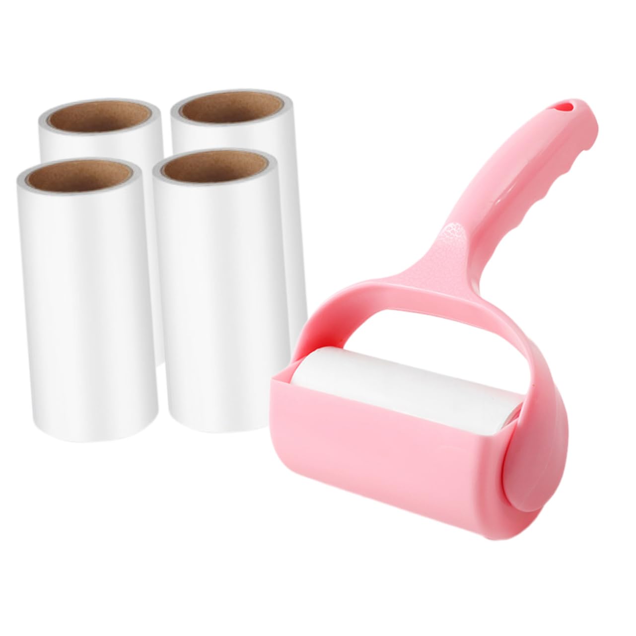 Healvian 4sätze Wiederverwendbarer Fusselroller Für Tierhaare Lint Roller Mit Handgriff Und Staubschutz Effektives Reinigungswerkzeug Für Kleidung Sofas Und Möbel