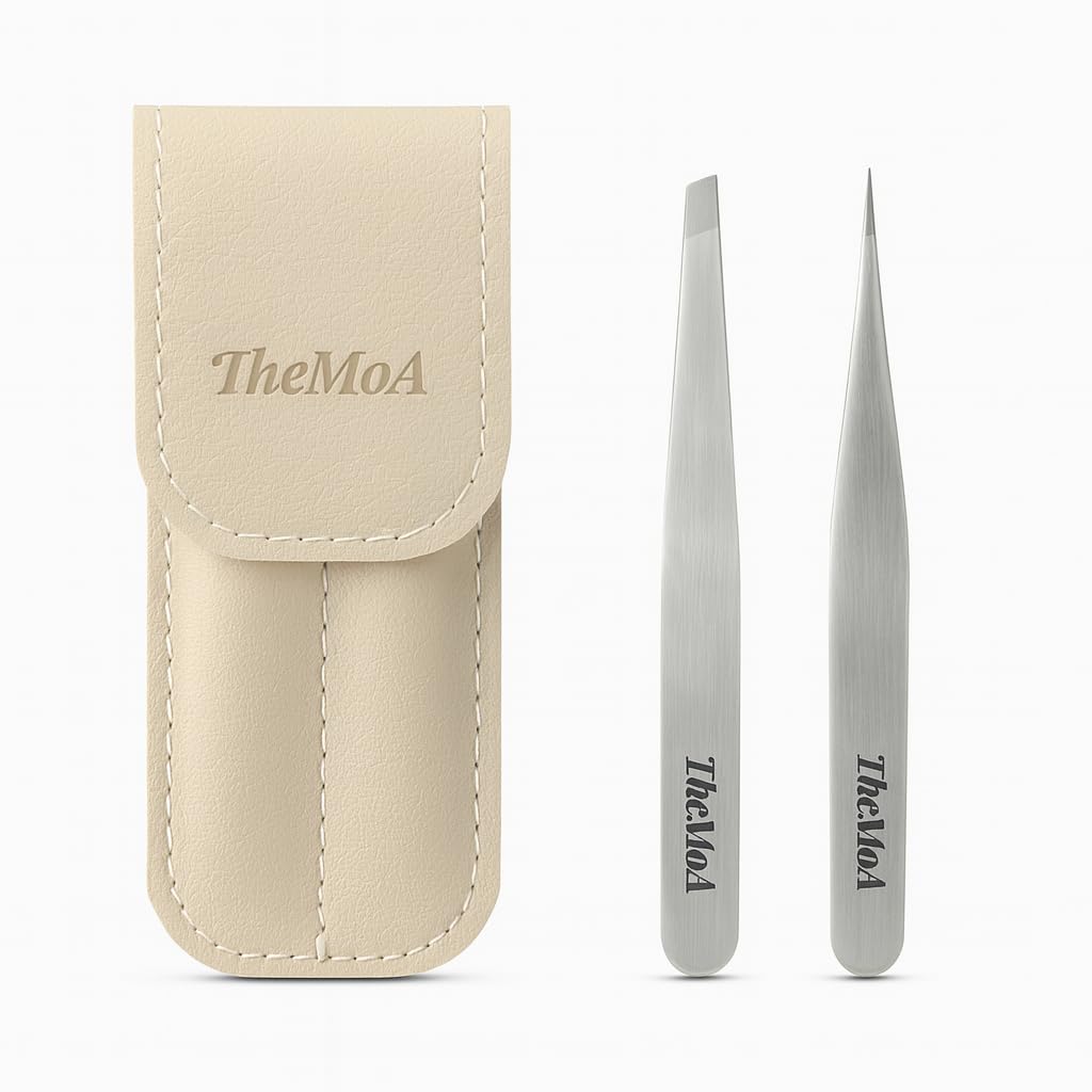 THEMOA Precision Tweezers Set