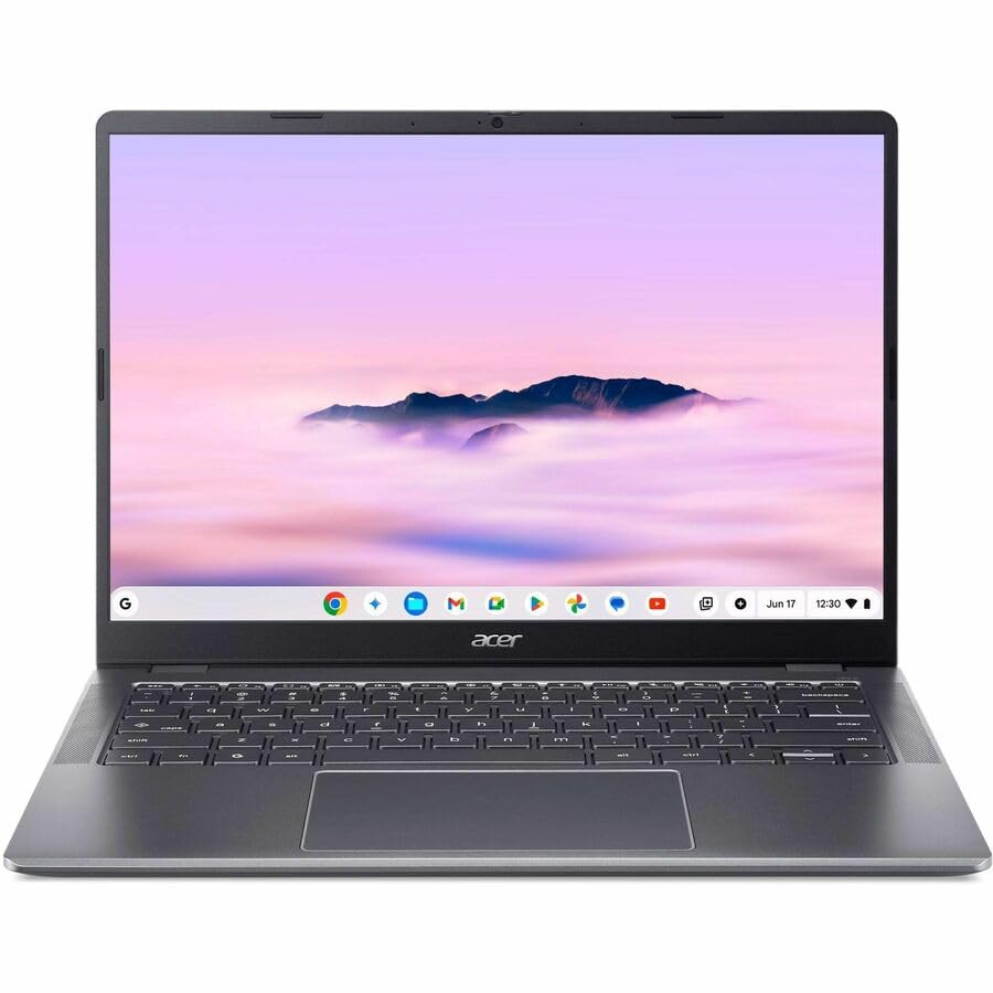 Image of Acer Chromebook Plus 514 CBE594-3T CBE594-3T-36N8 14 inch Touchscreen Chromebook - WUXGA - 60 Hz - Intel Core 3 N355-8 GB - 256 GB SSD - English (US) Keyboard - Iron