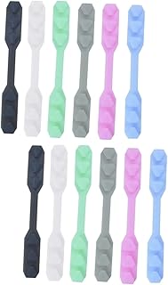minkissy 12 Piezas hebilla de la cuerda de la oreja de la máscara Gancho de extensión de Accesorio de gancho de descompresión del oído pendientes ganchos no ajustable