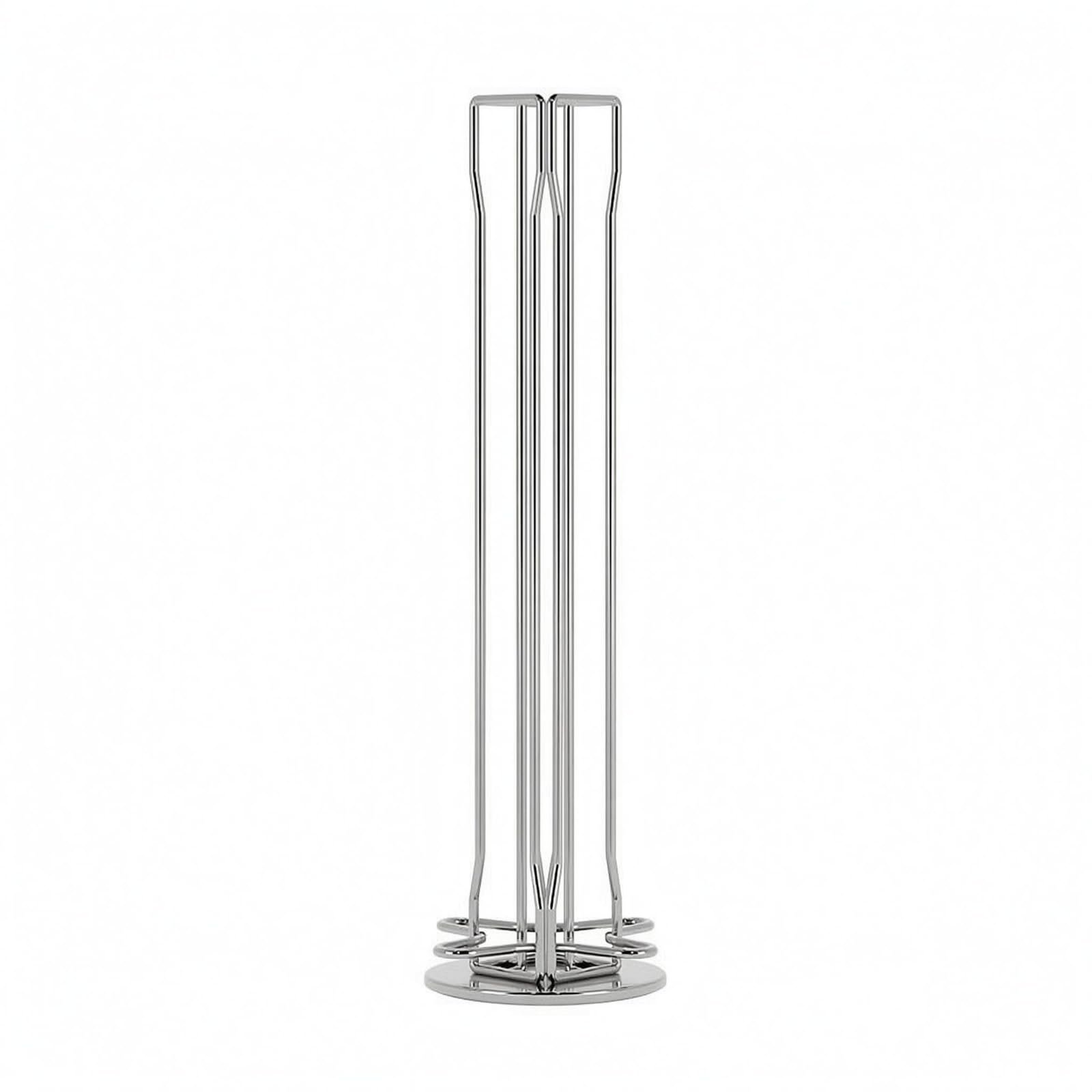 Porte-capsules rotatif en fil fer pour organiser la cuisine sans encombre