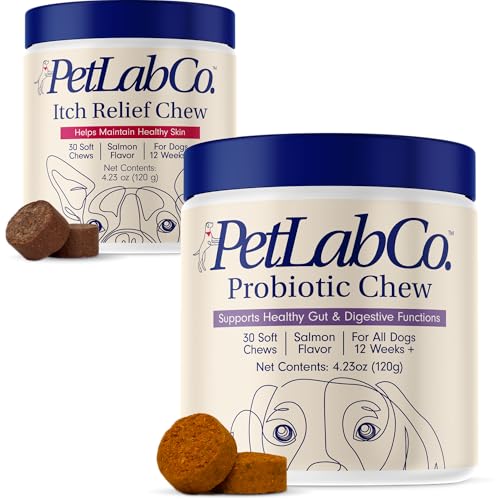 PetLab Co. - Gut & Skin Bundle: Dog Probiotics for Everyday Gut H...
