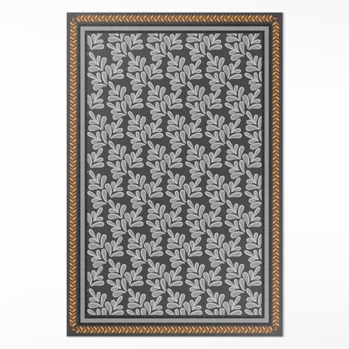 Tapis en vinyle PVC rectangle 80x120 entretien facile - 2