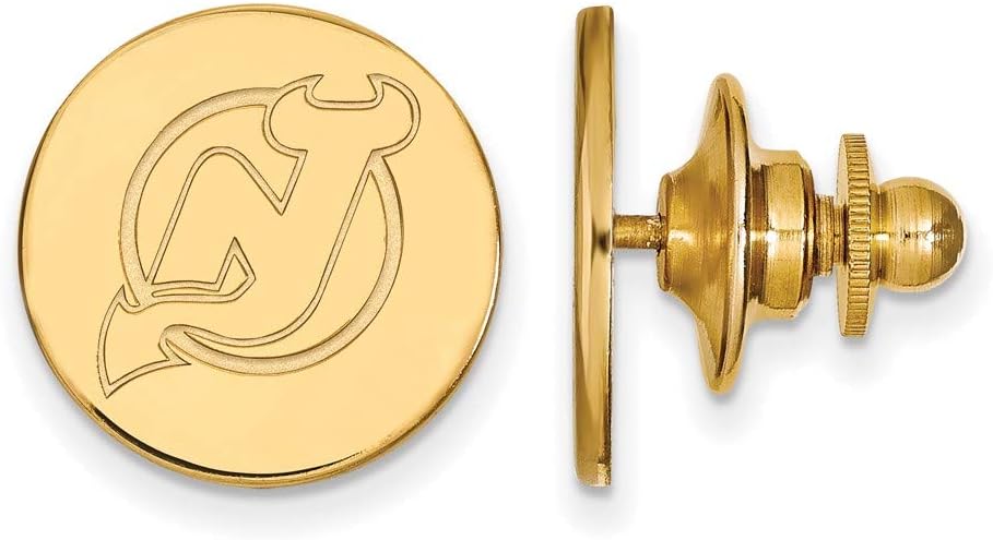 New Jersey Devils Lapel Pin (14k Yellow Gold)