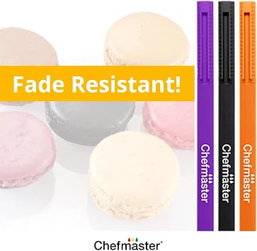 Chefmaster - Food Decorating Pens - Edible Markers - 10 Pack - Dual-Tipped Pens, Fade-Resistant Color, Easily Decorate Desserts - Made in the USA