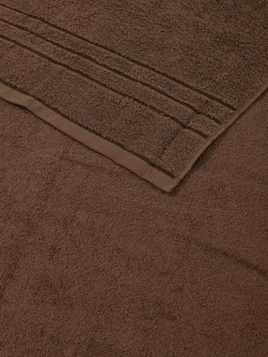 Image of Monte Carlo Essential 100% Cotton Small Bath Towel | 340 GSM Ultra Lightweight & Quick Dry | Soft Absorbent Compact Towel 60x120 cm | Bathroom Towel for Gym, Travel & Daily Use (Soho) | Rouge
