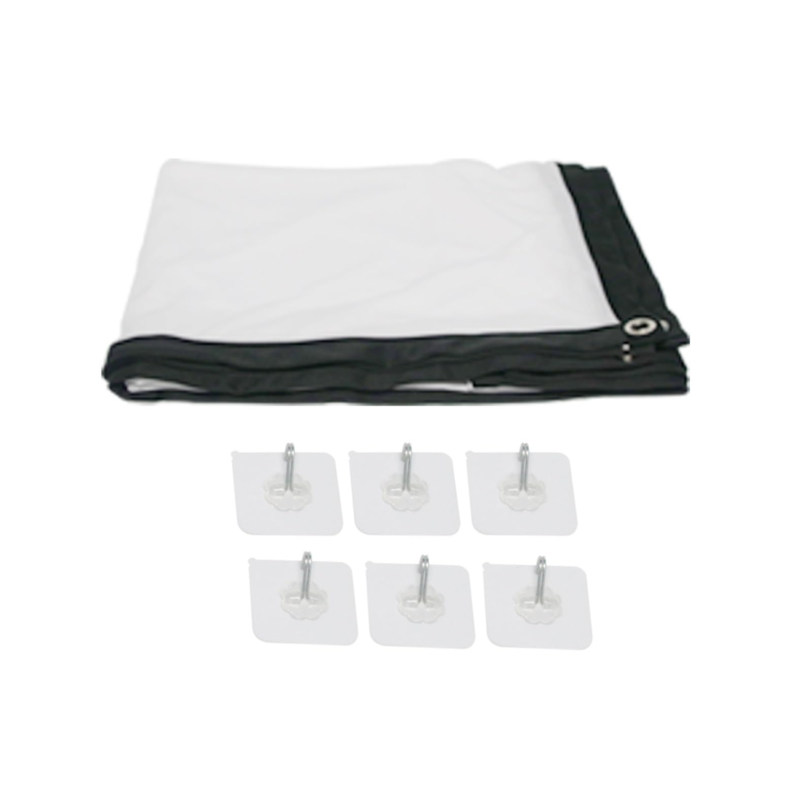 Telo Proiettore, 60 72 84 100 120 Tenda da 100 pollici for schermo di proiezione pieghevole semplice da 150 pollici Tenda for schermo for proiettore Full HD 16:9 for esterni 2K 4K(150 inch)