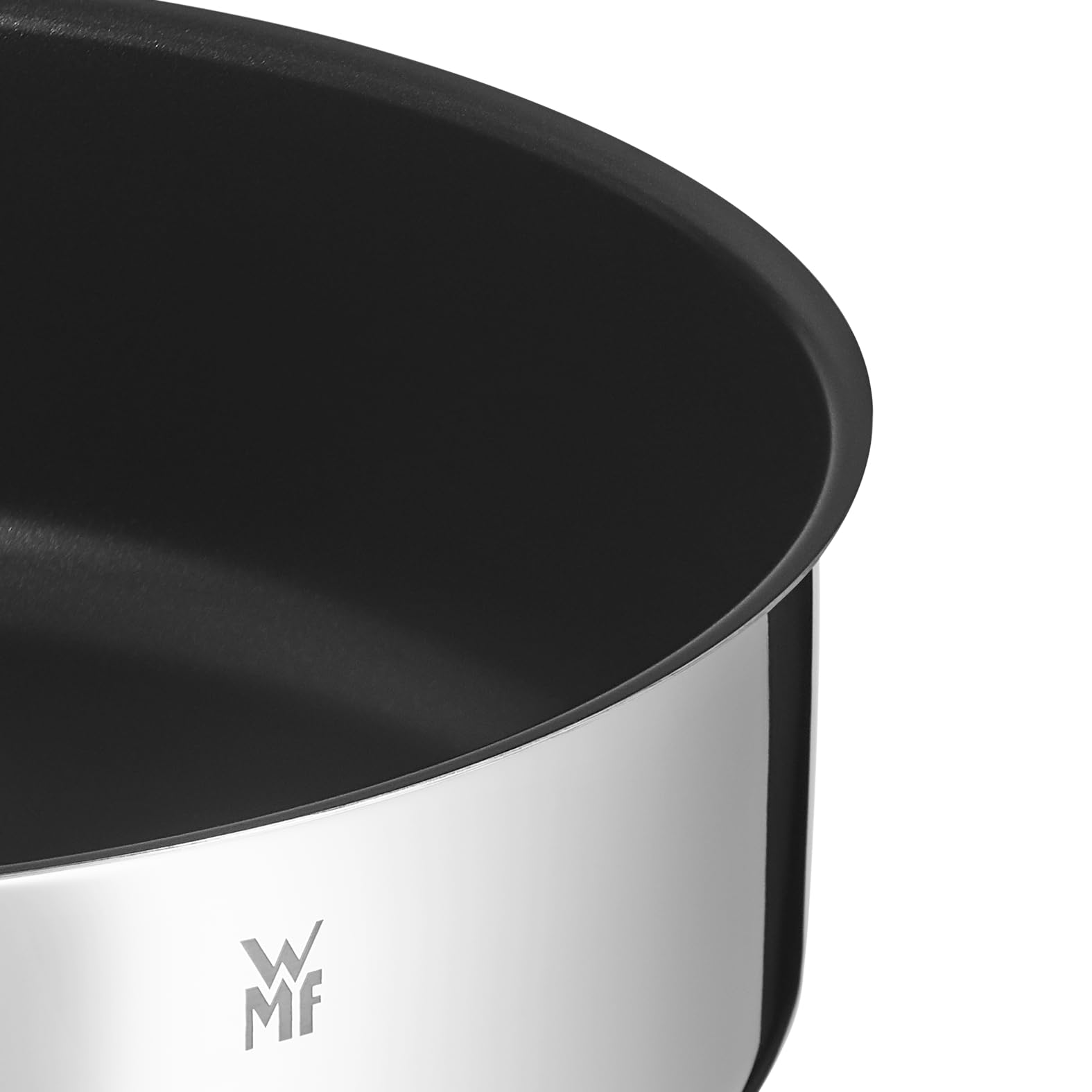 WMF Schmorpfanne 28 cm hoher Rand, Schmortopf mit Deckel 5l, Bräter Induktion, backofenfest, Antihaftbeschichtung, für alle Herdarten geeignet, tropffrei, Cromargan Edelstahl beschichtet