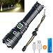 Produktbild ASORT LED Taschenlampe Extrem Hell 20000Lumen XHP99 LED USB Aufladbar 5-Modus und 3-Modus-Dimmen Zoombar IPX67 Wasserdicht Taktische Handlampe Camping Wandern und Notfälle Anwendung21700 AKKU