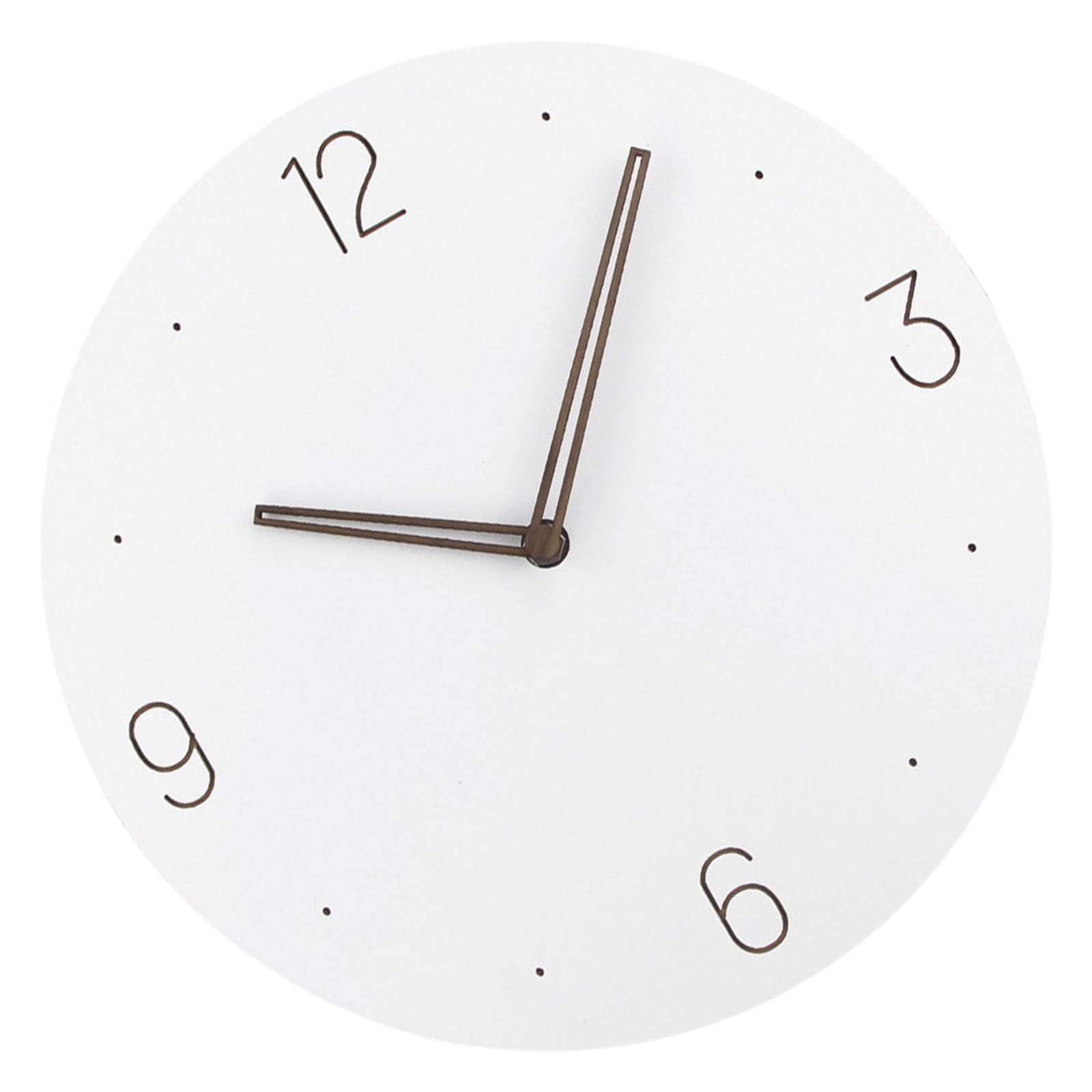 Buxuaaaa A Buxuaaa Minimalists 12Inch Round Wall Clock Battery Operated Quiet Not Ticking With Roman Or Rabic Numerals For Home Use Battery Operated Clock