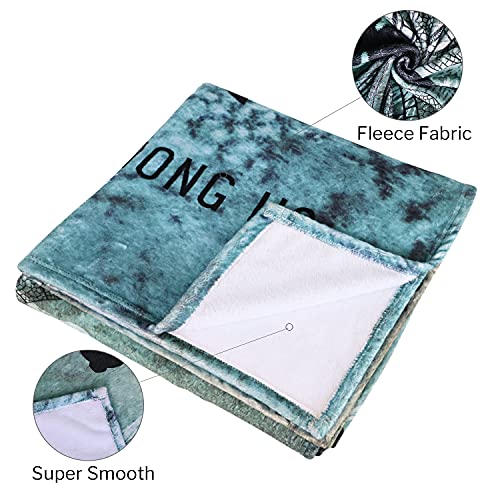 RosieLily Libellen-Decke, grün, Überwurf für Couch, Sofa, Schlafzimmer, Libelle, Geschenke für Frauen, Flanell-Fleece-Decke, leichte Decke, flauschige Decke, 60 W80 L – Bild 7
