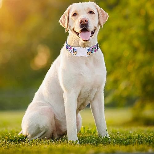 haoyueer Dog Collar for Small Medium Large Dogs Adjustable Soft Puppy Cats Collars Multicolor Patterns Collars for Dogs Girl Boy Puppy Walking Running Training (XS - Image 4