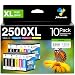 Produktbild JTM 2500XL Druckerpatronen Ersatz für Canon 2500XL PGI-2500XL Multipack kompatibel mit Canon Maxify MB5150 MB5450 MB5455 iB4150 MB5155 iB4050 MB5050 MB5350 (4 Schwarz, 2 Cyan, 2 Magenta, 2 Gelb)