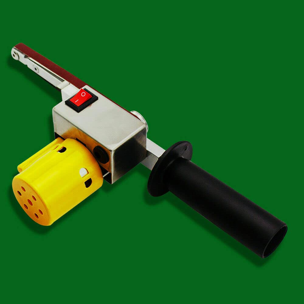 Hand-held Electric Belt Sander - DIY Mini Belt Sander, Electric Knife Apex Edge Sharpener, Multifunctional Grinder Polisher, Mini Grinder Small Machine with 10 Sanding Belts
