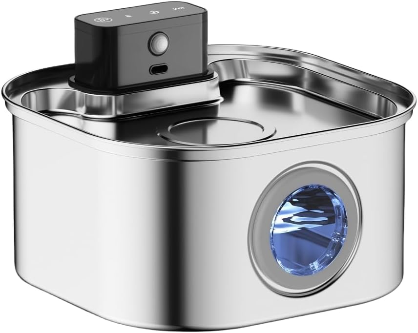 Motion Activated Pet Water Fountains Automatic Durability Cats Water Fountains for Busy Pet Owners