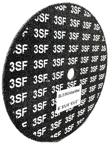 Image of EXL Unitized Wheel, Silicon Carbide, 6 inch Diameter x 1 /8 inch Wide x 1 /2 inch Arbor, 3S Fine | 27997 | (Pack of 1)