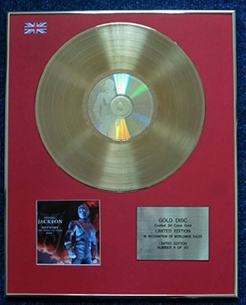 マイケルジャクソン　24kt GOLD RECORD マイケルジャクソン 24kt GOLD RECORD Michael Jackson