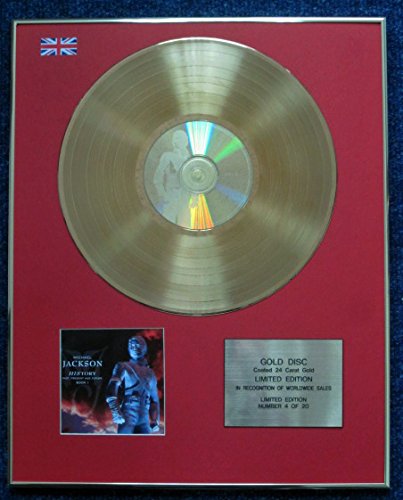 Michael Jackson Limited Edition CD 24 Carat Gold Plated LP