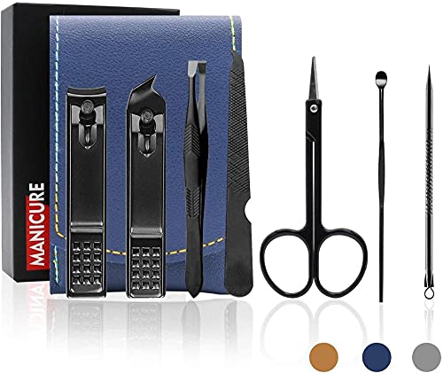 Maniküre-/Pediküre-Set, Edelstahl, mit Maniküre- und Augenbrauenpflege, 4-7-teiliges Set, Grau – Bild 3
