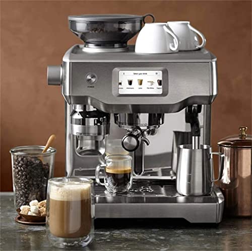 Máquina de café Espresso Italiano de Bombeo semiautomático con Molinillo y Varita de Vapor Máquina de café de 1700 W… - Imagen 4