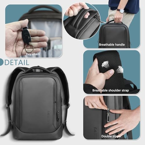 Sac A Dos Ordinateur Voyage : Sac à dos Ordinateur Portable 15,6 Pouces Double Port USB (Top 1) – Image 4