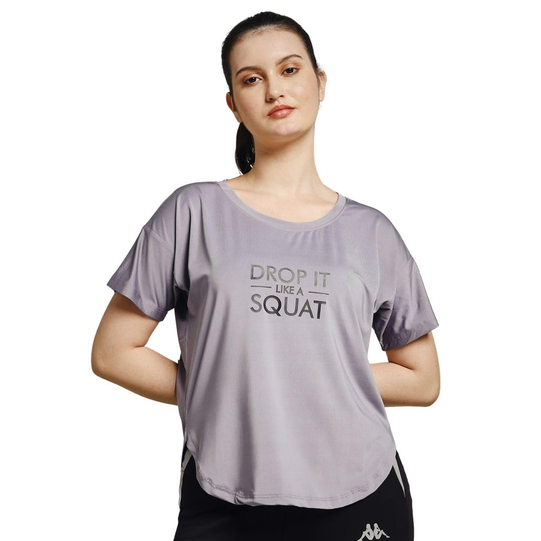 Women Dri-Fit Gym T-Shirt | Breathable Activewear for Workout, Running & Yoga | Lightweight Poly-Spandex Sports Top/MKHWT-13025-image-25