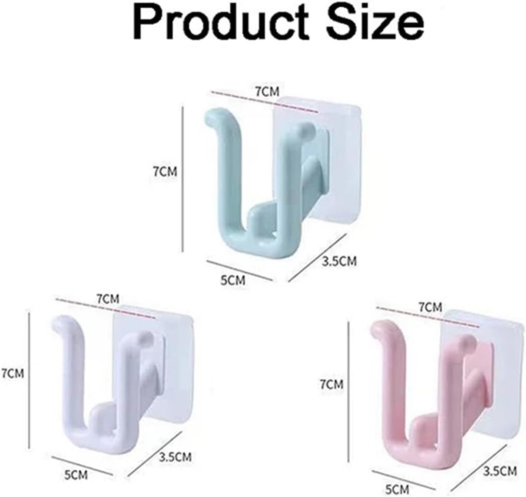 Wall Shoe Rack 10Pcs Pink Self-Adhesive Mounted Bedroom Bathroom Simple Slipper Rack Wall Mounted Organizer