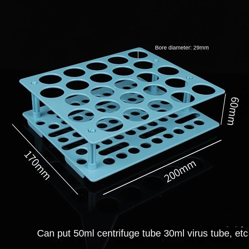 Test Tube Rack Lab 10ml/15ml 50 Holes 50ml 25 Two-Piece Centrifuge Tube Rack Centrifuge Racks