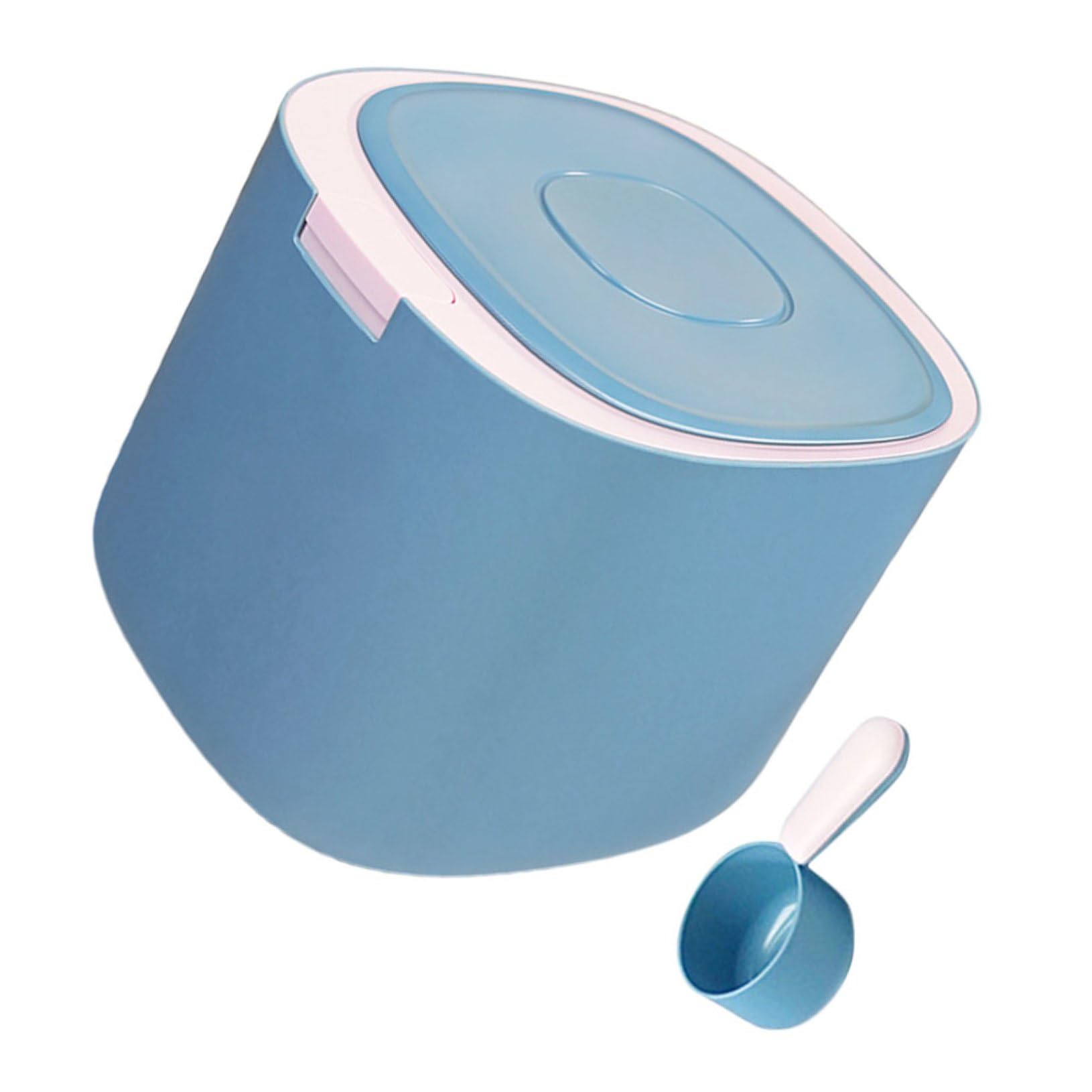 COLLBATH Caja De Comida Para Perros y Gatos Contenedor De Almacenamiento De Grano 11l Sellado Previene La Humedad Mantiene La Frescura