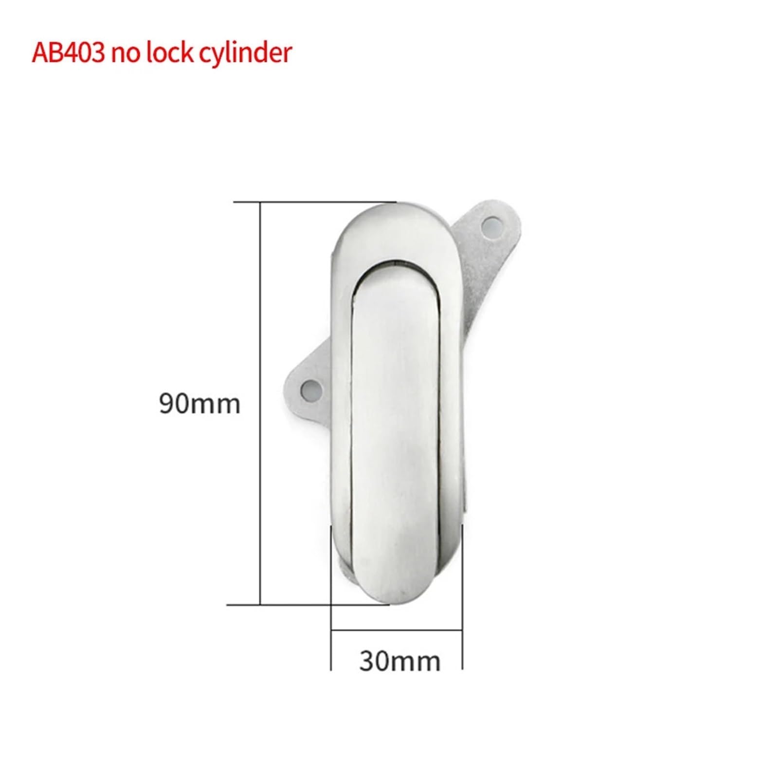 Serrature a Incasso, Serratura for armadietto Elettrico con Serratura a Chiave in Acciaio Inossidabile AB403 304, 1 Pezzo(403no Lock Cylinder)