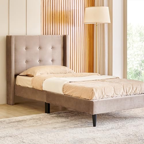 Image of Home Centre | Helios Bravo Betty Single Bed | Engineered Wood | Brown | 1 Year Warranty