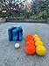 BuyBocceBalls Listing - Made in USA, Premium Quality Tournament Bocce Set - 110mm Orange and Yellow Balls, Nylon Bag, 998 Grams (2 lbs. 3.2 oz.). Various Bag Colors