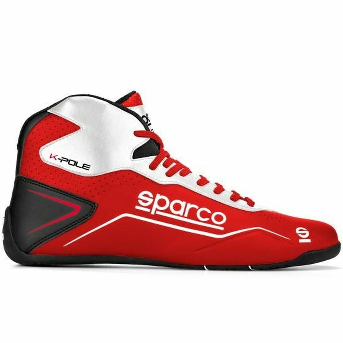 Sparco Schwarz Kart Schuhe K-Pole Gr. 35 /Flu