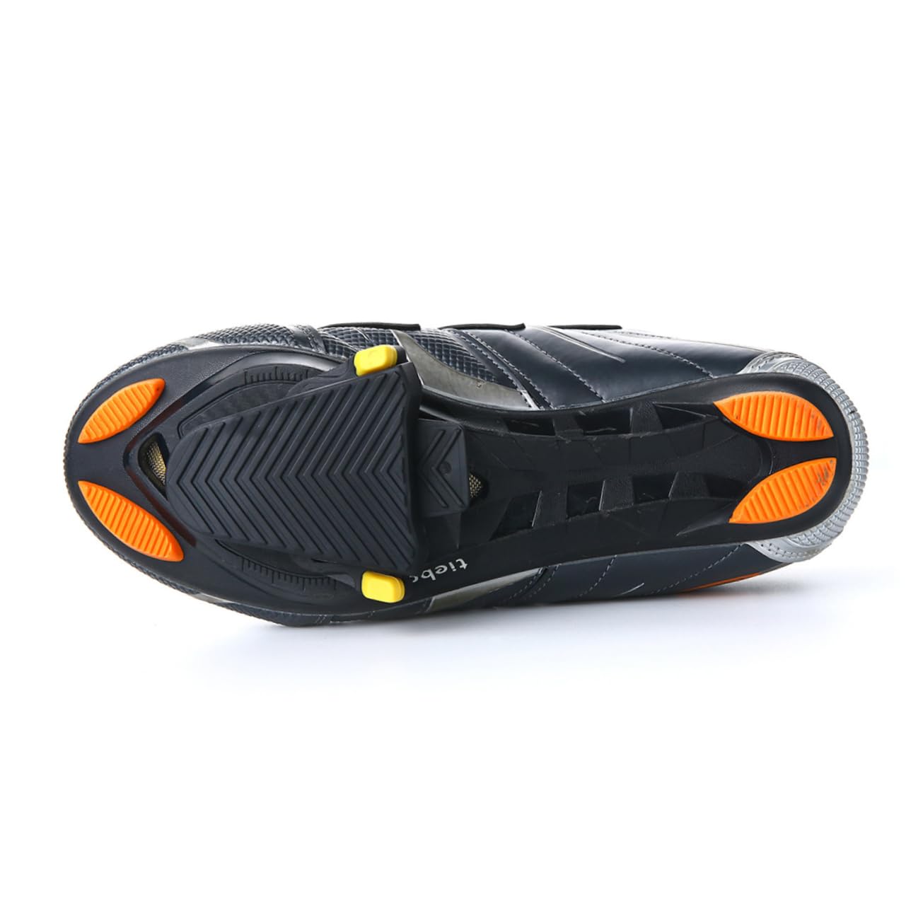 VANZACK 2pcs Rubber Shoe Cleat for Bike Pedals -Skid Design Easy to Attach Remove Compatible Fixed Floating Cleats for Slippery