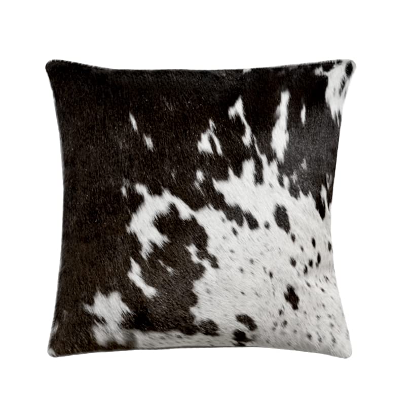 Amazon.com: NGF Geniune Cowhide Cushion Pillow Covers - Black and