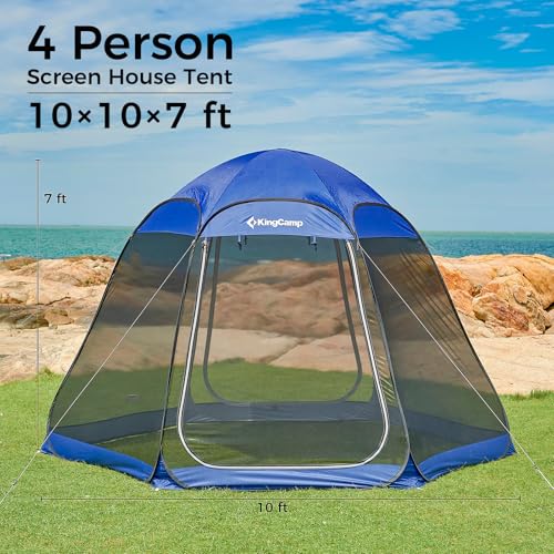 Kingcamp KT2503 Pop Up Screen House Tent 10X7 Ft Mesh Canopy Tent thumb #1