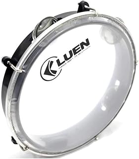 Pandeiro abs preto junior pele cristal 08'