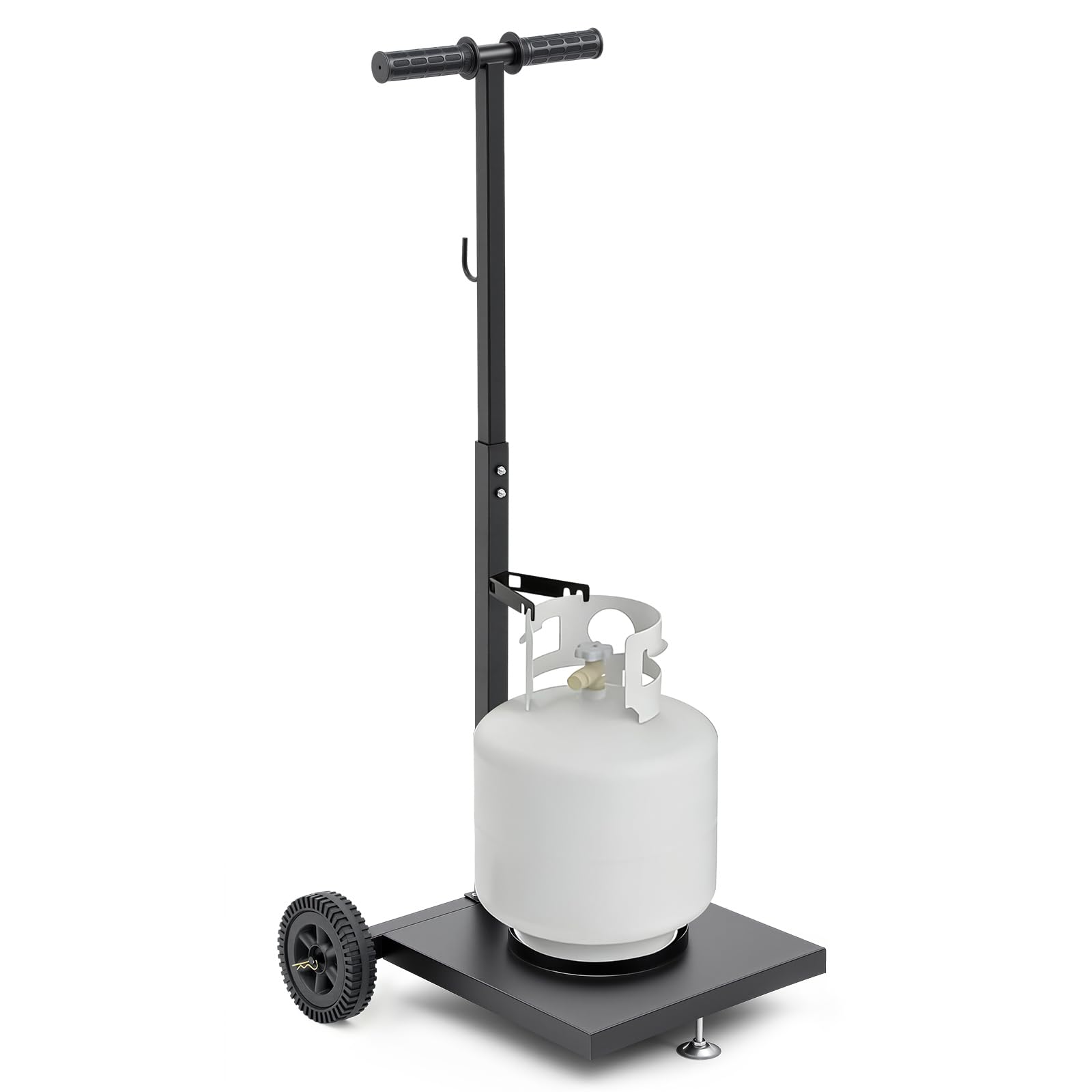 Chariot de réservoir de propane Shimeyao en métal robuste avec base renforcée