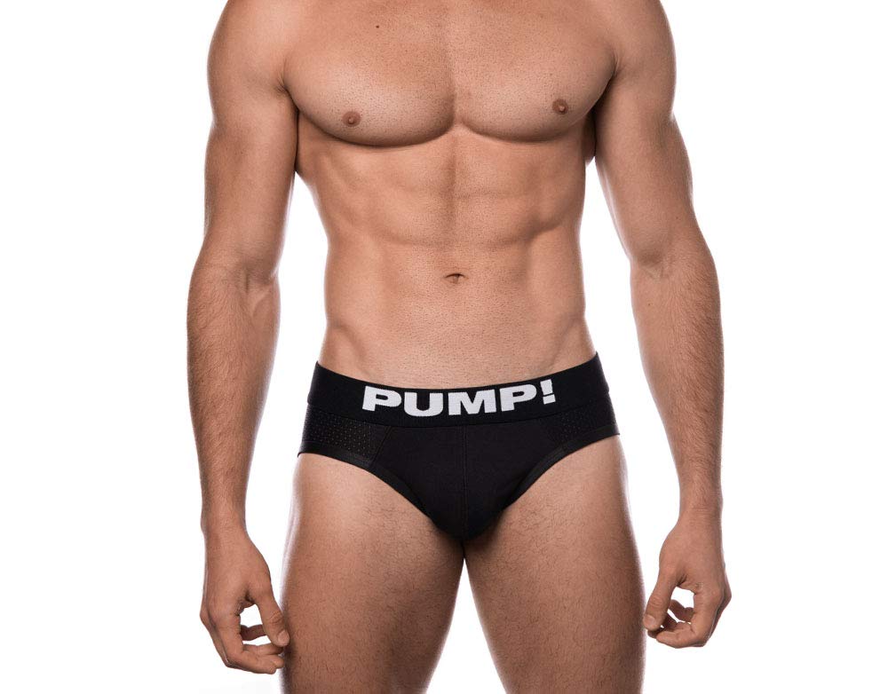 Classic Black Brief Men's Designer Briefs | Athletic Style Underwear with Supportive Fit