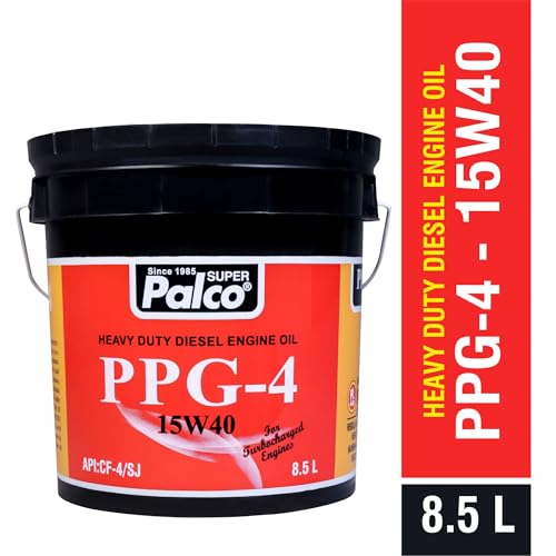 Image of PALCO PPG-4 15W40 | API:CF-4 /SJ & MB 228.1 Multigrade Engine oil for Diesel Commercial Road Transport Off Highway Vehicles | New Generation Automotive Vehicles | 8.5 Litres