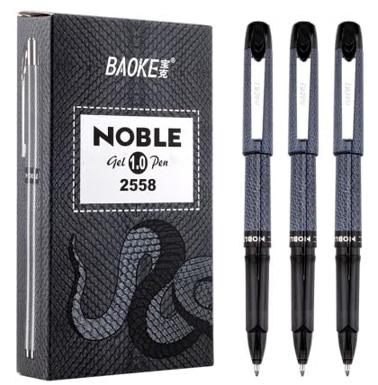 Bolígrafos de tinta gel BaoKe 0.5, 0.7, 1.0 mm pack 12 miniatura 7