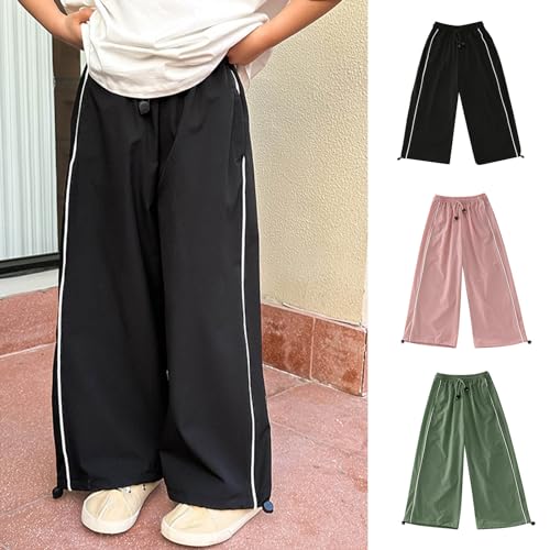 Cargo Pants for Girls Boys Sweatpants Toddler Kids Parachute Pants Baggy Jogger for Little Little Girl Fall Outfits4