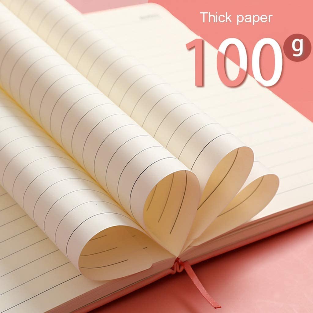 Quaderno Taccuino Quaderno in Pelle PU, 6 Raccoglitori Ad Anelli Rotondi Ricaricabili per Carta di Riempimento A5, Diario Personale con Fibbia Magnetica Libri e registri contabili (Color : 3-Pack)