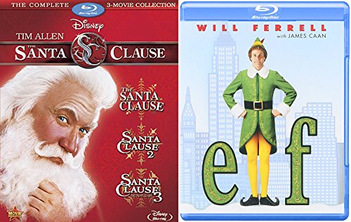 Disney Tim Allen Complete Christmas Box Set The Santa Clause 1/2/3 & Elf 4 Feature Holiday Movie Set : Tim Allen, Will Ferrell: Movies & Tv - Amazon.com