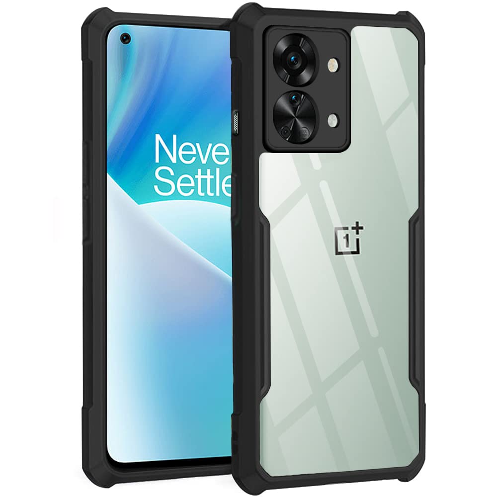 TheGiftKart Shockproof Crystal Clear Back Cover Case for OnePlus Nord 2T 5G | 360 Degree Protection | Protective Design | ...